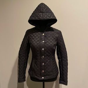 GUESS Black Quilted Jacket.